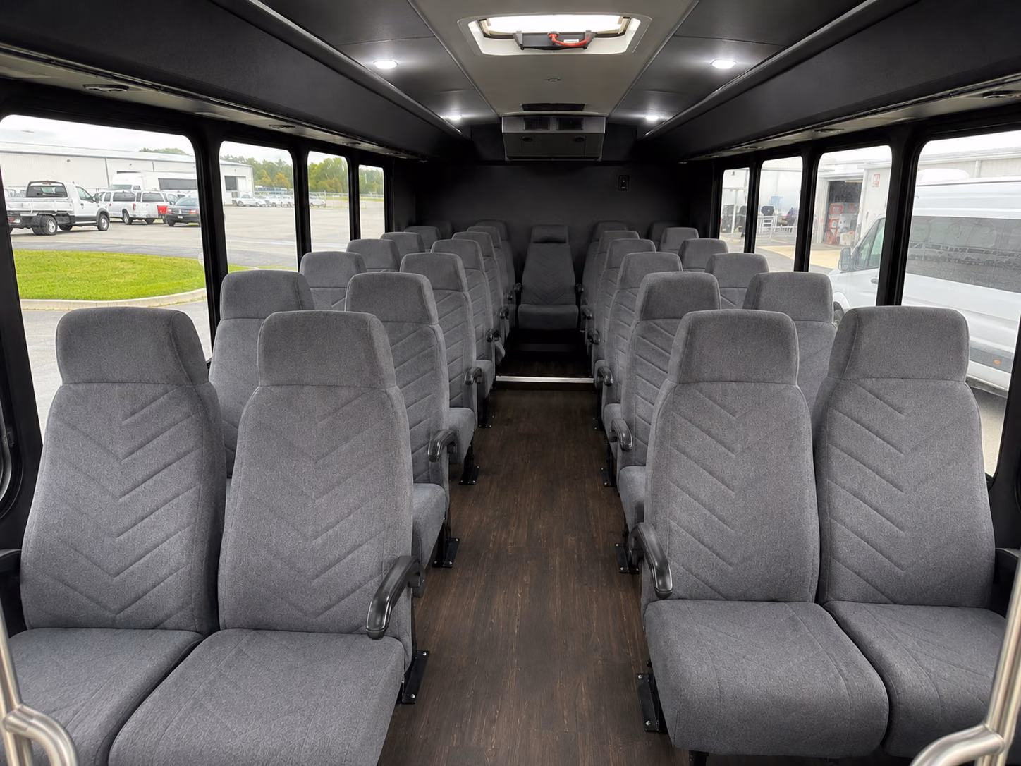 vacaville 20 passenger minibus interior
