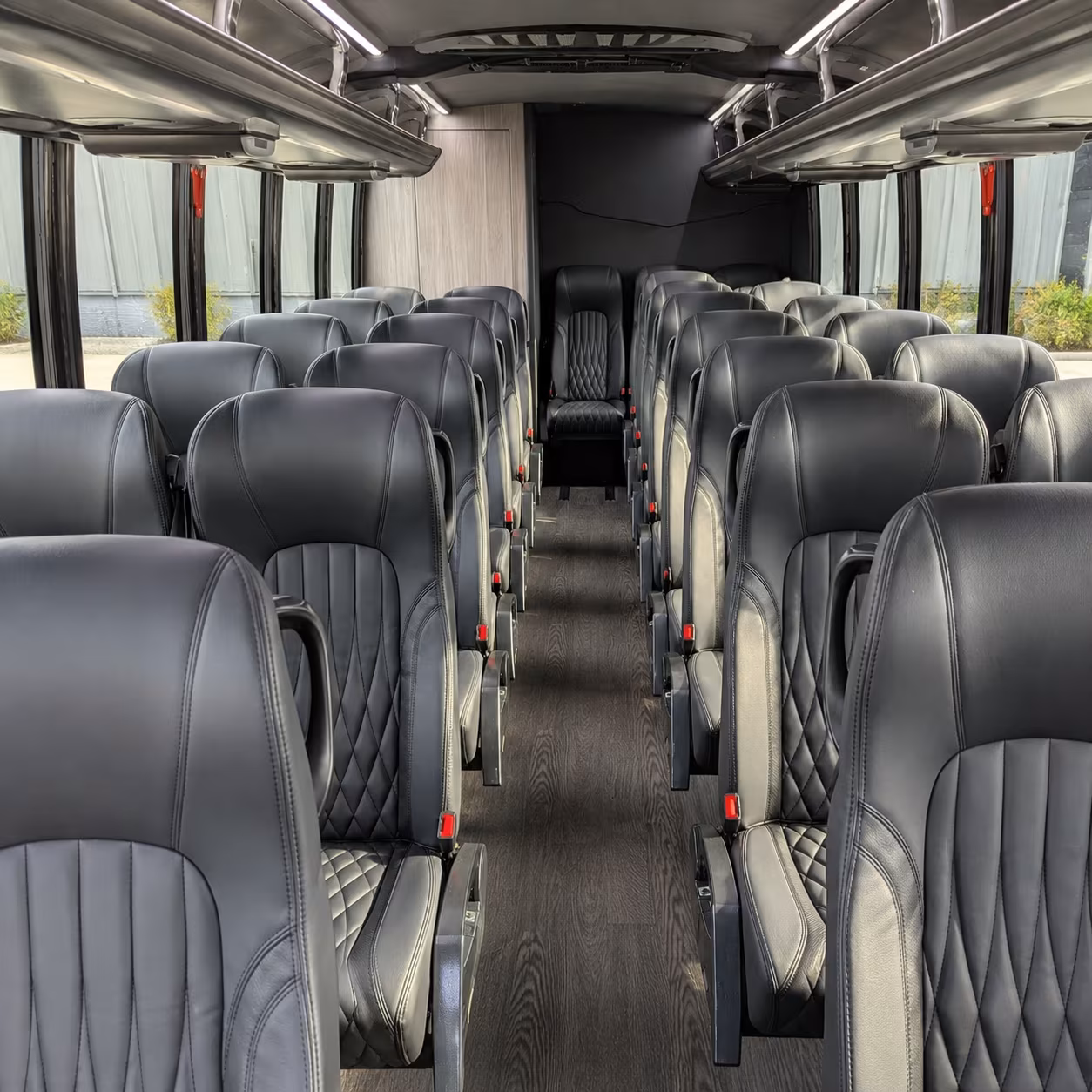 vacaville 30 passenger minibus inside