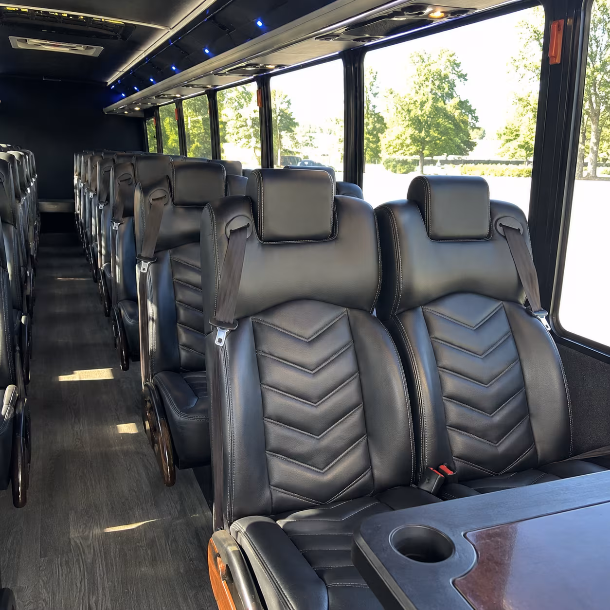 vacaville bus rental service area