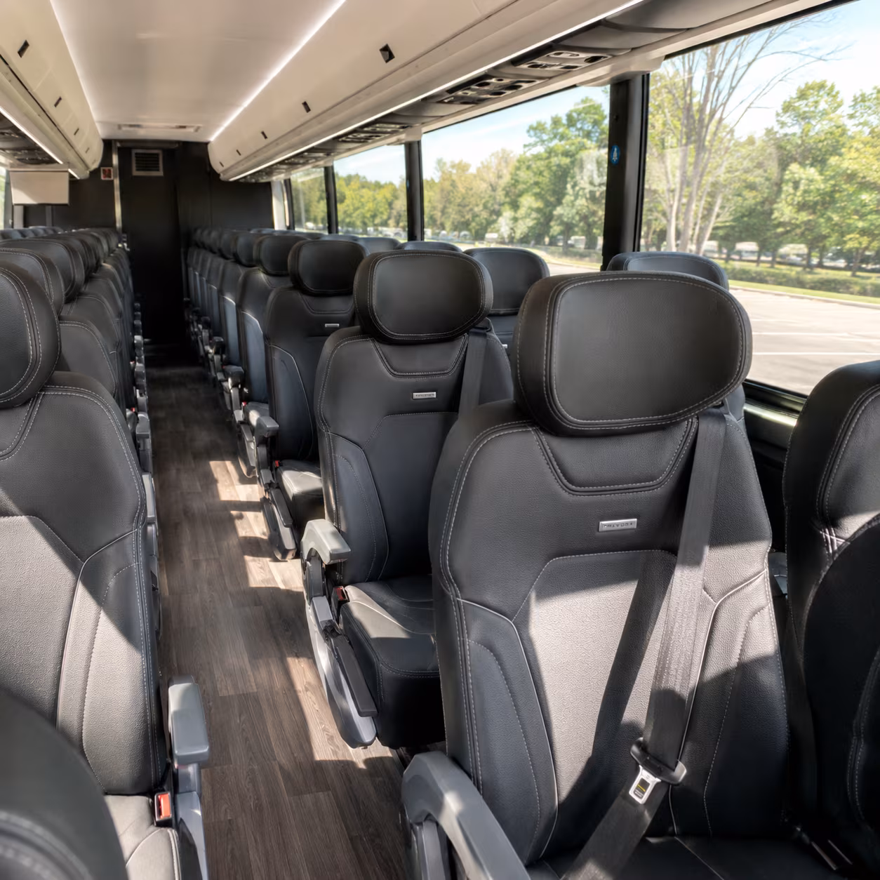 vacaville charter bus inside