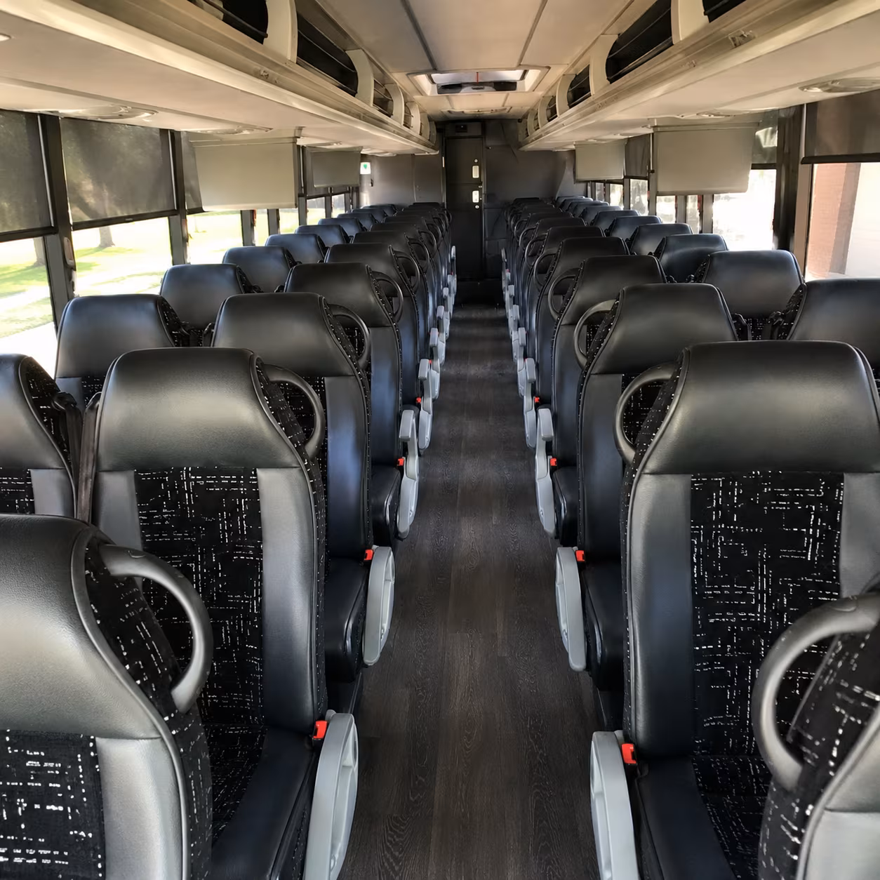 vacaville charter bus interior