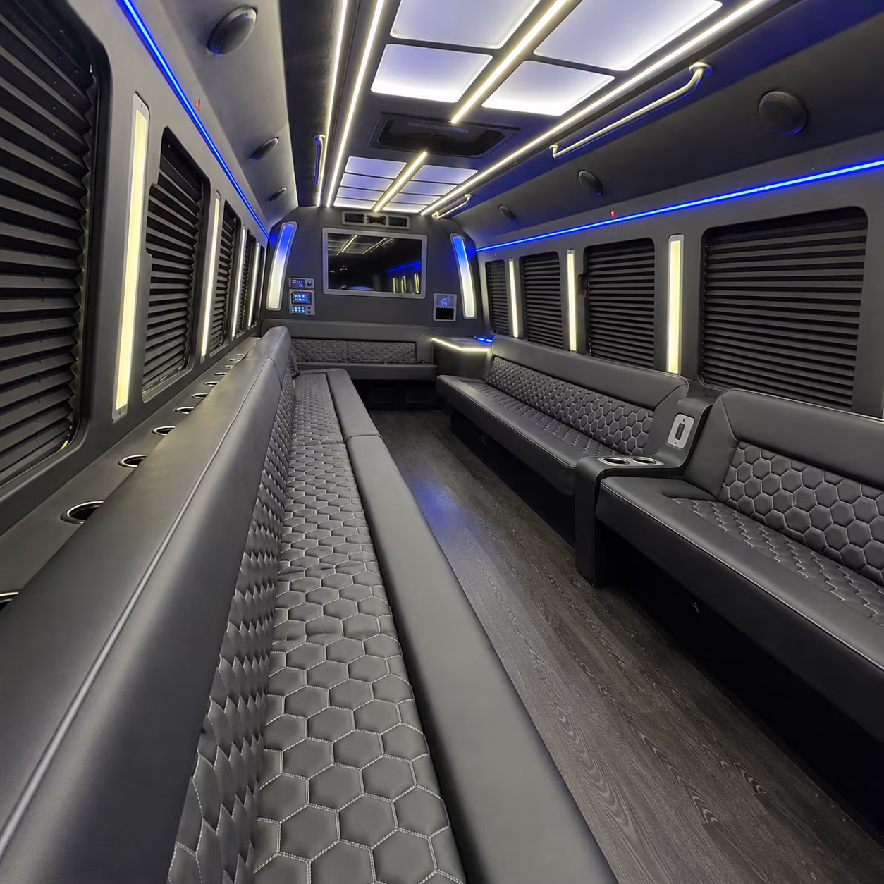 vacaville party bus inside