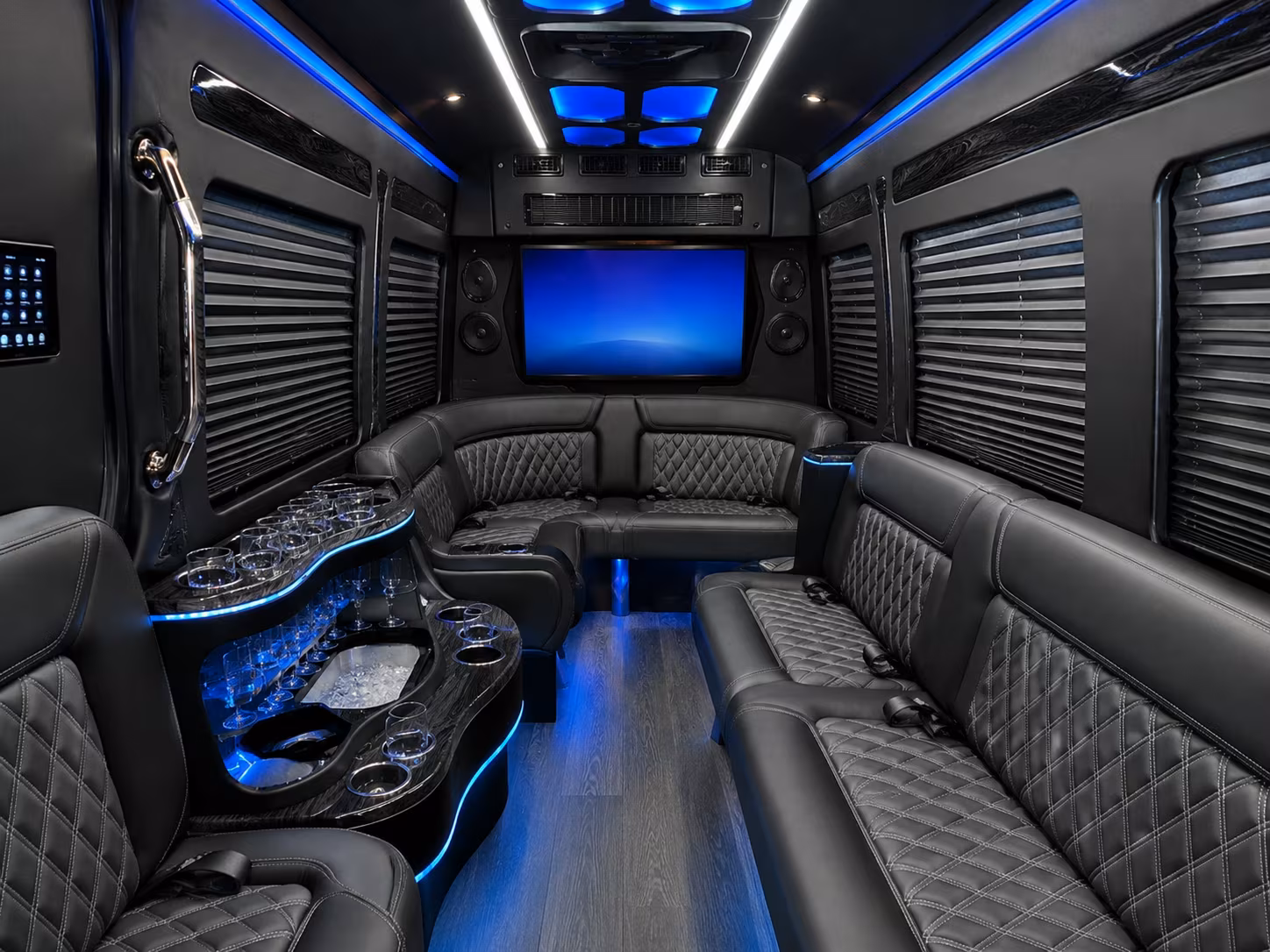vacaville wedding transportation onboard seating